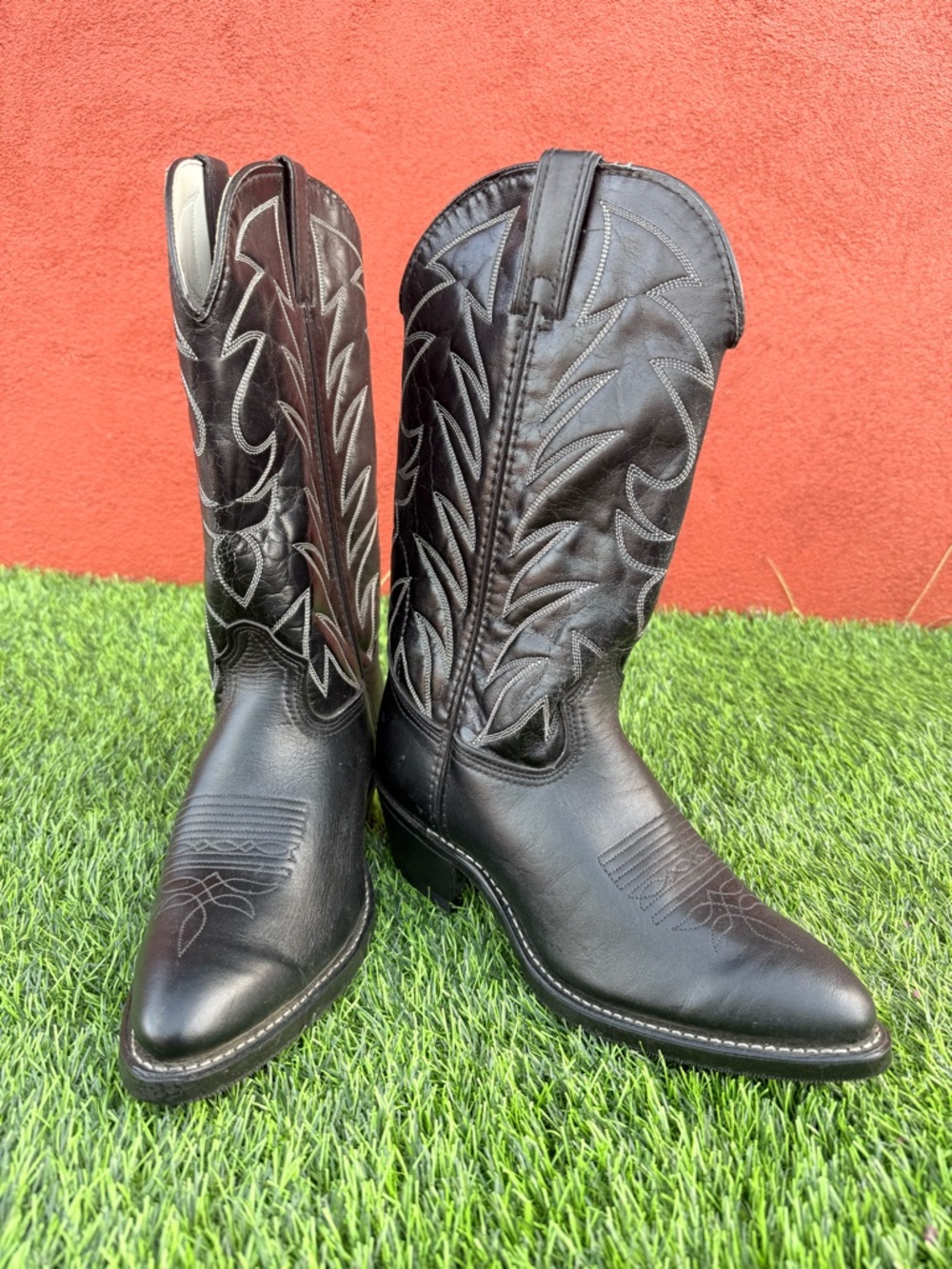 Durango Black Lace-Up Western Boots - Picture 3 of 9